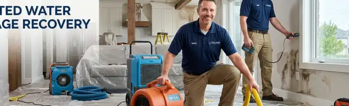 Water damage restoration team serving High Point, NC for fast emergency cleanup and repair